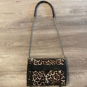 Rebecca Minkoff Large MAC Bag- Leopard Print and Leather bag